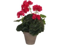 Mica Decorations sötétrózsaszín gólyaorr magasság 34 cm átmérő 20 cm Stan cserép