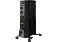 El Fuego 7 bordás mobil elektromos olajradiátor fekete