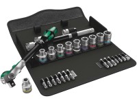 Wera Zyklop gyorskapcsos racsnikészlet 8100 SC 6 metrikus 13 mm-es (1/2 Wera Zyklop gyorskapcsos racsnikészlet 8100 SC 6 metrikus 13 mm-es (1/2