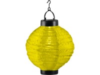 LED-es napelemes lámpa lampion sárga