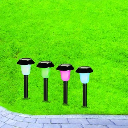 Szolárlámpa leszúrható Pagoda kb 41 cm két funkciós színváltozat