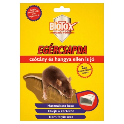 Biotox egércsapda 2 db