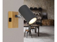 Globo spotlámpa Robby 1 ágú grafitszürke 70 mm x 100 mm