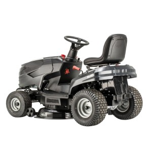 Al-Ko Easy 14-92.6 HDS-A fűnyíró traktor oldalsó kidobóval, szürke fűnyíró.