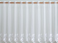 Vitrázsfüggöny fehér V / 2952 90 cm magas méteráru