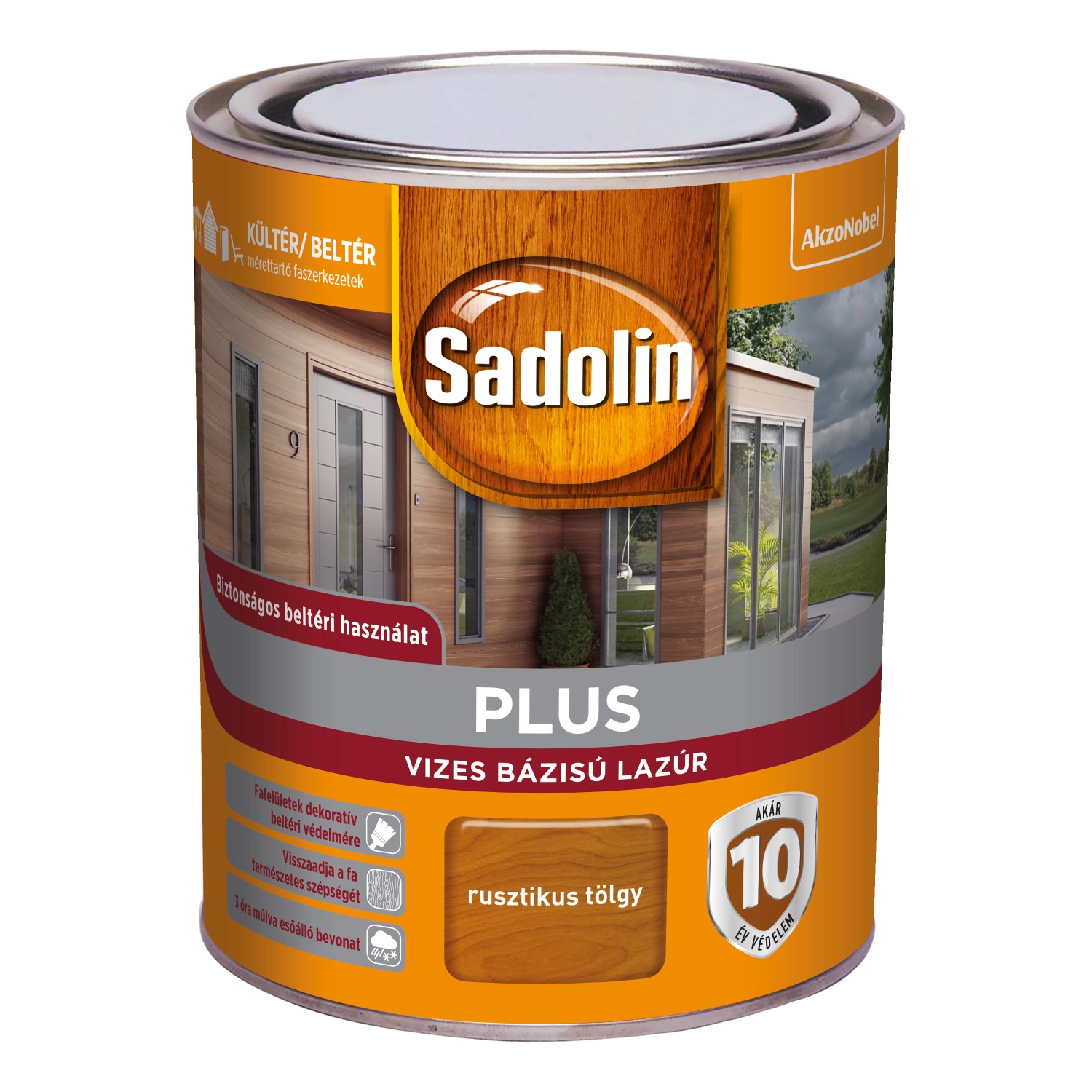 Sadolin Plus vastaglazúr rusztikus tölgy 0,75 l vásárlása - OBI