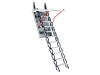 Minka padlásfeljáró Type 13 X-Large 140 x 92 cm x 215-229 cm fehér-antracit