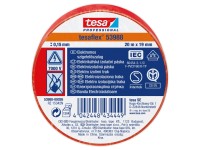 tesa elektromos szigetelőszalag piros 20 m x 19 mm