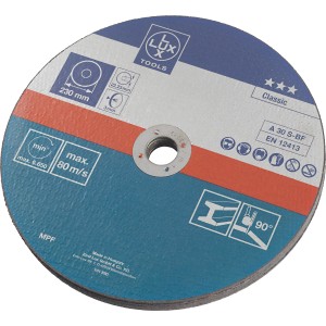 LUX Classic fém vágókorong, Ø 230 mm, 5 darabos csomag sarokcsiszolókhoz. Fém vágásához.