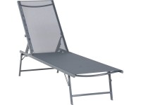 Napozóágy Casma acél poliészter szürke