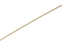 LUX páncéllánc sárgarezezett 1,5 mm  - méteráru