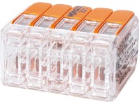 Wago vezetékösszekötő kapocs karral 221-420 10 pólusú átlátszó Wago vezetékösszekötő kapocs karral 221-420 10 pólusú átlátszó