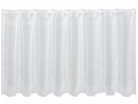 Vitrázsfüggöny V882 45 cm magas fehér méteráru
