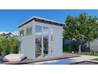 Bertilo Pentus 2 Office kerti ház 234 cm x 226 cm szürke FSC Bertilo Pentus 2 Office kerti ház 234 cm x 226 cm szürke FSC