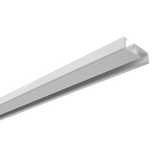Fehér Gardinia alumínium függönysín, 1 pályás, 250 cm hosszú.