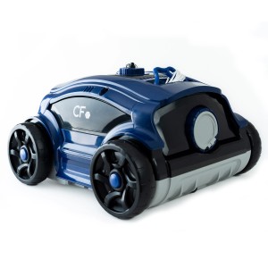 CF Poolroboter CF100CL, kék-fekete, akkumulátorral az automatikus medencetisztításhoz.