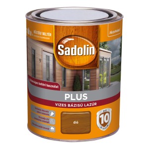 Sadolin fa lazúr, dió színű, beltéri és kültéri használatra.