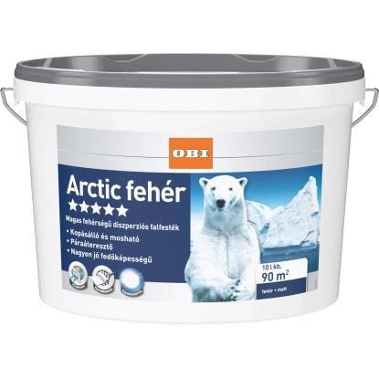 OBI Arctic fehér falfesték 10 l