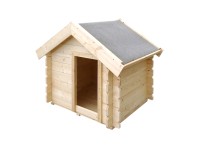 Timbela M401-1 kis kutyaház bézs barna FSC®