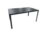 Greemotion Merida téglalap alakú kerti asztal antracit-fekete 90 cm x 74 cm