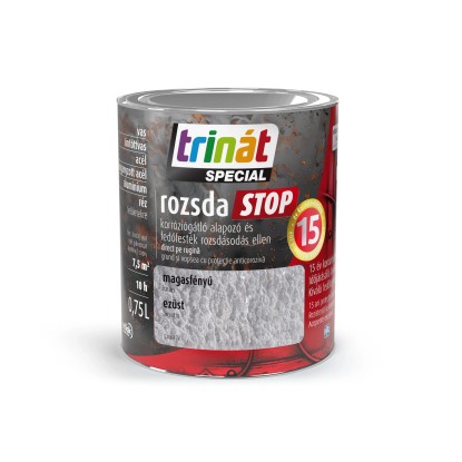 Trinát Rozsdastop  magasfényű ezüst 0,75 l