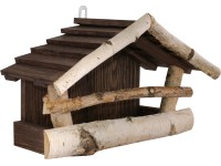 Madáretető nyír/mandulafenyő barna nagy