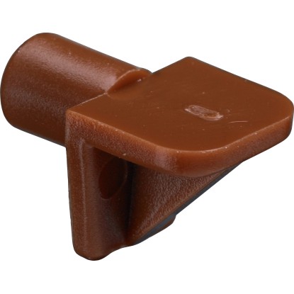 Hettich polctartó csap 6 mm műanyag barna