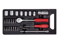 LUX dugókulcskészlet, 28 részes, 10 mm (3/8 LUX dugókulcskészlet, 28 részes, 10 mm (3/8