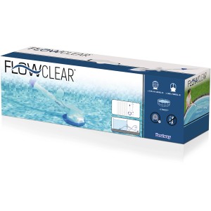 A Flowclear Aquasweeper automata medencetisztító csomagolása 670 cm-ig.