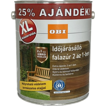 OBI Időjárásálló falazúr 2 az 1-ben Teak 5 l