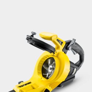 Kärcher BLV 36-240 Battery akkus lombfúvó és -szívó, sárga/fekete, a ventilátor részlete.