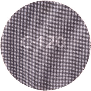 wolfcraft csiszolóháló K120, Ø 225 mm, excentercsiszolókhoz és fal-/mennyezetcsiszolókhoz.