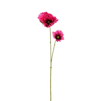 Mica Decorations pipacs művirág fukszia 68 cm magas