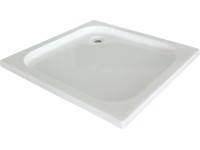 Carna zuhanytálca négyzet alakú fehér 6,5 cm x 90 cm x 90 cm