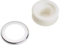 OBI öblítőcső-összekötő 28 mm - 32 mm x 55 mm takarórózsával OBI öblítőcső-összekötő 28 mm - 32 mm x 55 mm takarórózsával