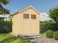 Bertilo Sylt kerti faház 180 cm x 175 cm Natúr FSC