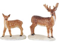 Luville Collections őz 2 db 9,5 cm x 6 cm x 6,5 cm barna két kivitelben