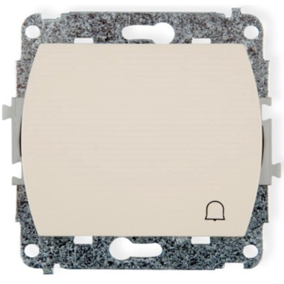 TREND nyomókapcsoló csengőjellel bézs