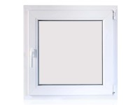 PVC ablak 58 cm x 58 cm jobbos fehér PVC ablak 58 cm x 58 cm jobbos fehér