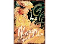 Retro - gift nagy táblakép kávé dekoráció 27 cm x 39 cm Retro - gift nagy táblakép kávé dekoráció 27 cm x 39 cm