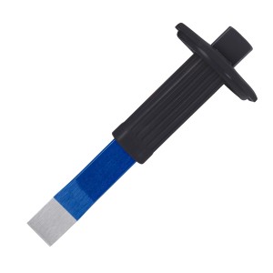 LUX véső Comfort kézvédővel, kék/ezüst, 230 mm hosszúság.