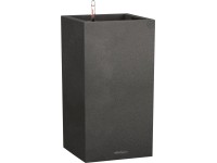 Lechuza Canto Stone 30 high oszlopkaspó grafitfekete 30 cm x 30 cm