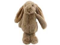Plüss nyúl 18 cm x 11 cm x 17 cm barna