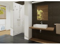 Zuhanyajtó BSD2-90 B-balos króm+Tramnsparent(900-915)+B SET