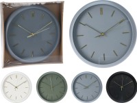 Fali óra műanyag 4 féle 30 cm