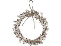 Dekor puszpáng koszorú 24 cm x 3 cm pezsgő