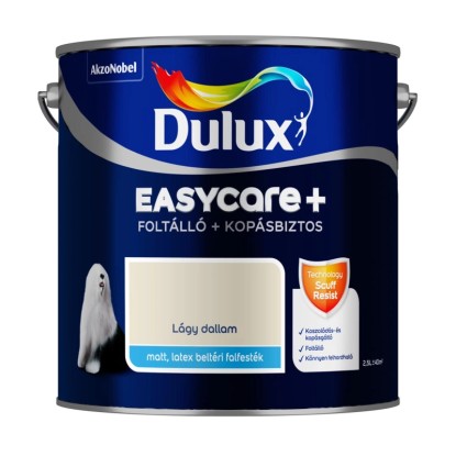 Dulux Easycare+ foltálló kopásbiztos beltéri falfesték Lágy dallam 2,5 l