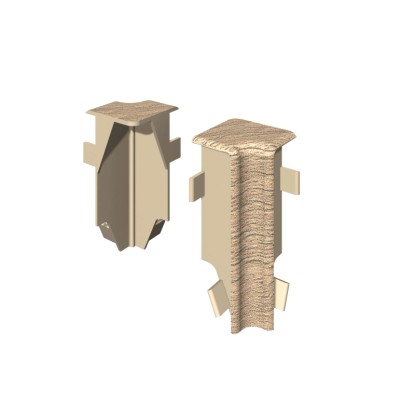 Egger Szegélyléc Belső sarkok Tölgy közepes barna 2 darab