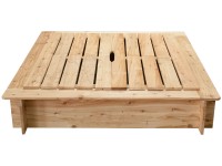 Homokozó az összeszereléshez szükséges összes elemmel lucfenyő 120 cm x 120 cm Homokozó az összeszereléshez szükséges összes elemmel lucfenyő 120 cm x 120 cm