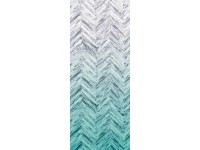 Komar vlies fotótapéta Herringbone Mint Panel 100 cm x 250 cm Komar vlies fotótapéta Herringbone Mint Panel 100 cm x 250 cm